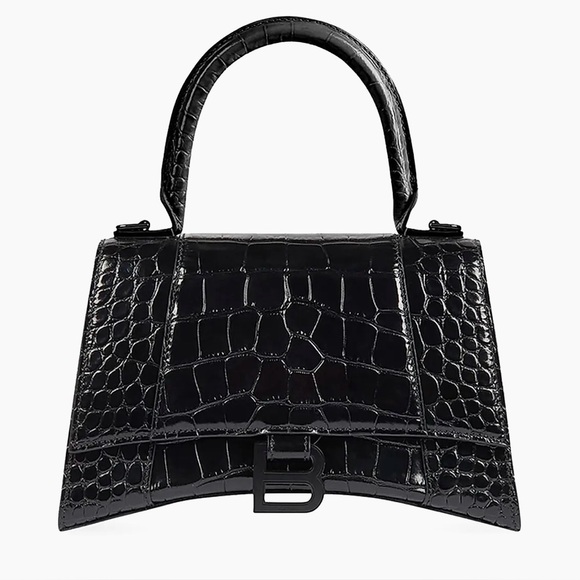 Balenciaga Handbags - Balenciaga Black Embossed Mini Bag